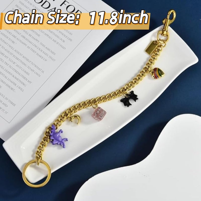 Sbredit Bag Charm,Purse Charms for Handbag,Purses Key Chains Accessories - Image 4